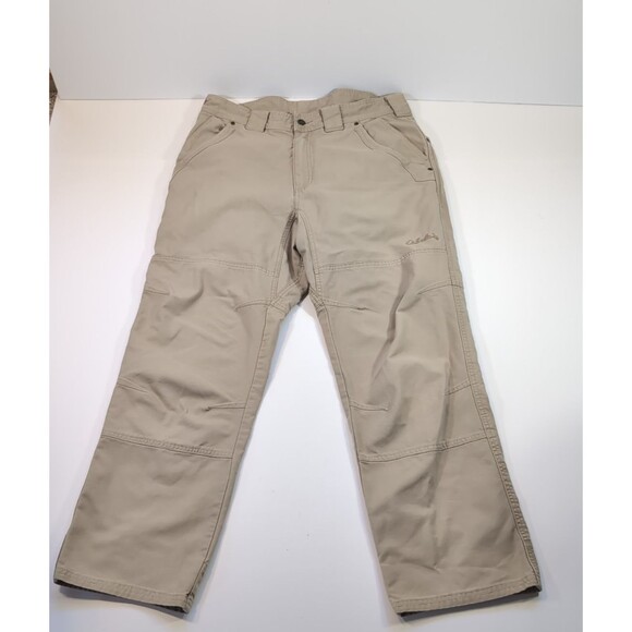 Cabela's 9-Pocket Cargo Hiking Pants Men's Size 36x30” Straight Leg Khaki Brown - Picture 1 of 11